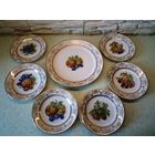 Десертный набор "Фрукты" KAHLA ГДР