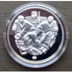 Беларусь 1 рубль, 2013 Чемпионат мира по хоккею 2014 года. Чижовка-Арен