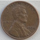 США 1 цент 1958 г. D