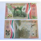Мексика, 20 песо 2022 г, P-W132 2-2023(3) (DJ, полимер, памятная - 200 лет независимости), UNC