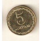 Таджикистан 5 дирам 2019