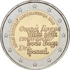 2 евро Словения 2020 500 лет со дня рождения Адама Бохорича UNC из ролла