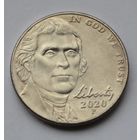 США, 5 центов 2020 г. Р