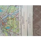 Карты  Генерального  штаба СССР. цена за 1 . Даугавпилс, Краслава, Ливаны- Латвийская ССР.