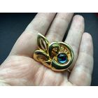 Брошь Геральдика Королевская Лилия Англия винтаж