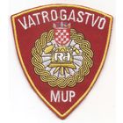 Нарукавный знак пожарных частей МВД Хорватии