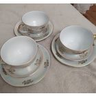 ГДР. Комплект чашка, розетка и блюдце для чая, кофе. Мадонна