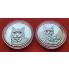 ТОРГ! Рысь Рыси! 2008! Серебро 999 пробы! Защита окружающей среды! Животные! ВОЗМОЖЕН ОБМЕН!