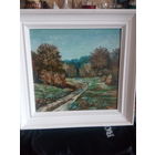 КАРТИНА  МАСЛО  В РАМЕ ИЗВЕСТНОГО ГОМЕЛЬСКОГО ХУДОЖНИКА   .Распродажа Коллекции ! Аукцион НЕ с рубля без   МПЦ и прочего 5 ДНЕЙ .Много лотов в продаже .