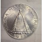 5 шиллингов 1934 Мадонна ярчайшее серебро Австрии