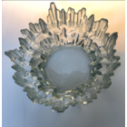 Финская ваза / конфетница стекло льдинка 9х18см