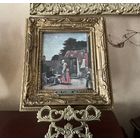 Репродукция по картине Питер де Хох 1629-1683 гг в золотой раме