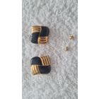 Винтажные серьги MONET 1980е