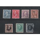 США-1894, (Мих.89-95), гаш.   , Стандарт, Президенты