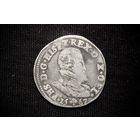 1/4 талера 1567 г. Испания, Филипп II. Кабинетная патина!