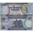 Гайана 100 Долларов 2019 UNC П2-102