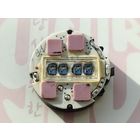 Модуль (полностью рабочий механизм) к светодиодным электронным часам Электроника-1 (Терминатор). Торг.