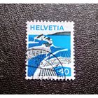 Марка Швейцария 1973 год Ландшафты