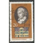 ГДР. Фридрих Шиллер. Поэт. 1973г. Mi#1858.