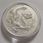 Китай 2025 серебро (1 oz) "Лунар - Год дракона" (первая монета серии)