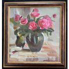 Свентоховский П.В "Букет", 1998г. Холст , масло. Размер 42х39 см.