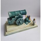 Статуэтка "ЦАРЬ ПУШКА".ЗИК.Конаково 50годы.