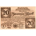 Германия, Мейсен, 20 марок, 1918 г., UNC