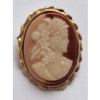 Брошь. Камея. Кость. 70-е годы, Чехословакия