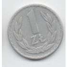 РЕСПУБЛИКА ПОЛЬША. 1 ЗЛОТЫЙ  1949 г.