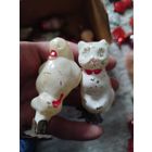 Котик и гусик,каталожные,под реставрацию,с рубля