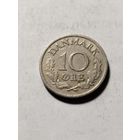 Дания 10 оре 1970