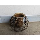 Подсвечник - ваза латунный