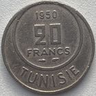 Тунис 20 франков 1950 г.