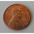 1 цент США 1974 г.в. D