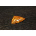 Брошь деревянная, лакированная, длина 5,3 см.