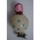 Елочная игрушка. "Девочка". "Матрешка". Прищепка.