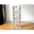 Ваза Чехия Богемия хрусталь 26х9,5см винтаж