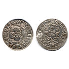 Шеляг 1605, Сигизмунд III Ваза, Рига. Штемпельный блеск, коллекционное состояние