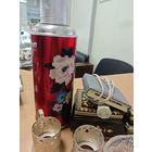 Лот, вещи из СССР.8 предметов. Термос, шкатулка, фигурка, 2 подстаканника, 2 тарелки, ионизатор.