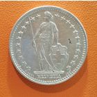 Швейцария 2 франка 1940 г., KM# 21