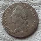 Франция экю 1771 старый бюст Людовик XV