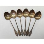 Ложка чайная мельхиор. СССР. 6 шт. С рубля