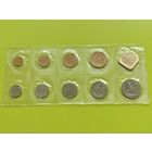 СССР. Годовой банковский набор монет 1989 г. с жетоном, в запайке. ММД. Торг.