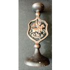 Подсвечник Георгий победоносец. Силумин. 24 см.