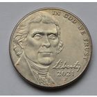 США, 5 центов 2021 г. Р