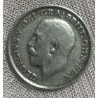 Монета. Великобритания. 1 шиллинг 1915 год. Король Георга V. Серебро