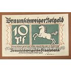 Нотгельд 10 пфеннигов 1921 год. Бланкенбурга-на-Гарце. Веймарская республика