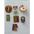 Лот значков по ВОВ 7 штук.