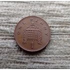 Werty71 Великобритания 1 новый пенни 1987  Елизавета 2