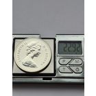 1 доллар Канада 1979 года, 300 лет кораблю "Грифон", Королева Елизавета II (1953 - 2025). Серебро 500. Монета не чищена. L45575.